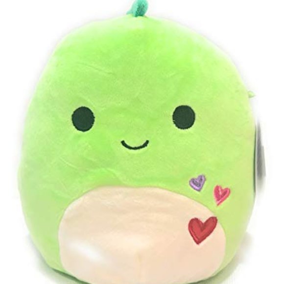 SQUISHMALLOW "Danny the Dino" Plush Valentine 2016 Limited Eddition 8in - Picture 1 of 2